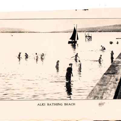Alki Bathing Beach Photograph
