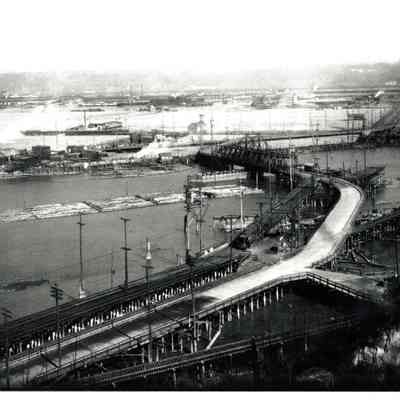 Bridges and trestles of Spokane Street