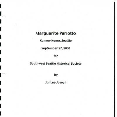 Marguerite Parlotto interview