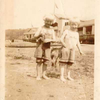 Two Children on Alki Beach