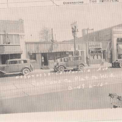 4734 & 4738 California Ave. Property Record Card Photograph