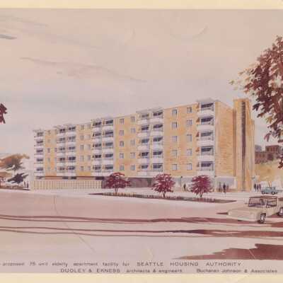 Architects Rendering of High Point Court