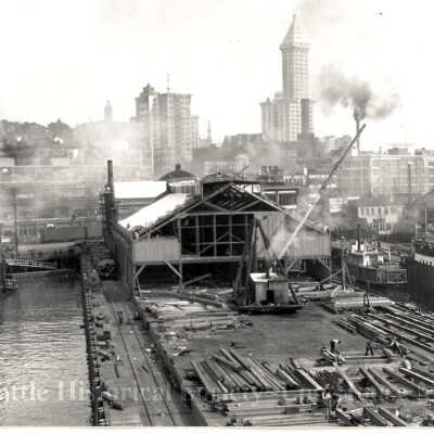 Repairs to grand trunk pacific dock