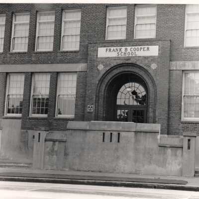 Front view of Frank B. Cooper School