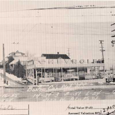 Chevrolet dealership, 4122 W. Alaska St. Property Record Card photograph.