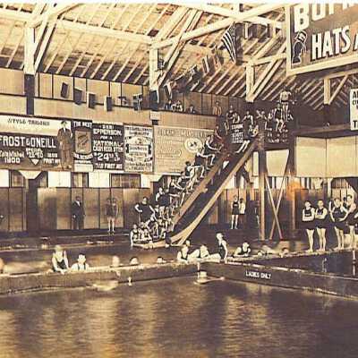 Interior of natatorium