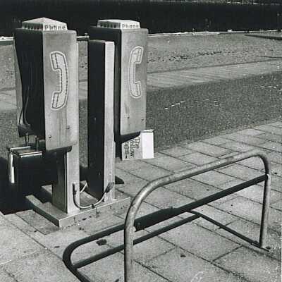 Bike rack on Alki Beach