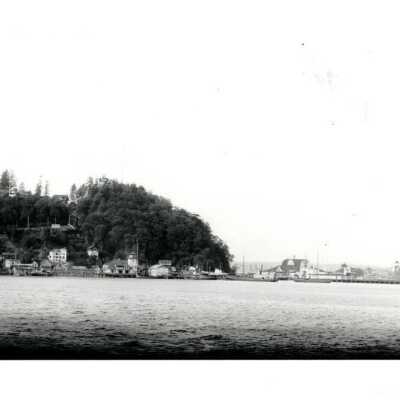 Side view of Luna Park and Harbor Avenue