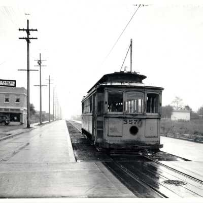 Dilapidated Streetcar