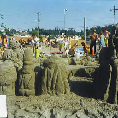 Alki Sand Sculptures