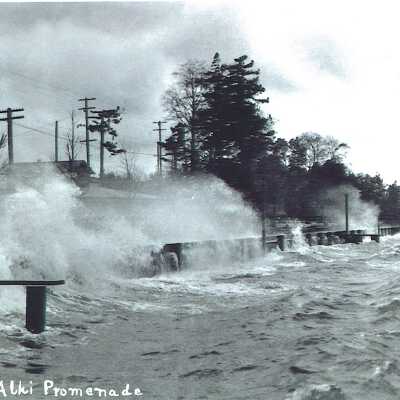 Alki Beach storm