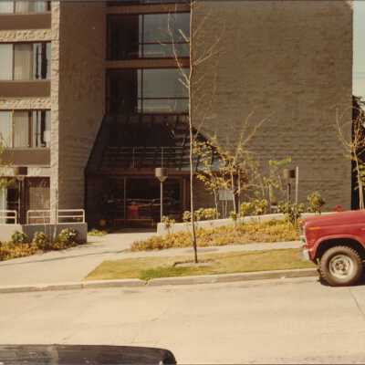 Front Entrance of Alaska House Apartments