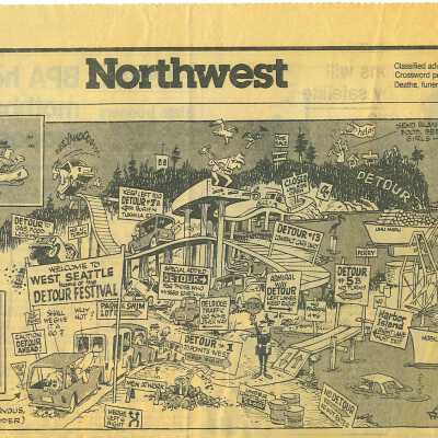 West Seattle Detour festival comic