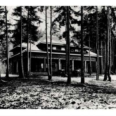 Fir Lodge in winter