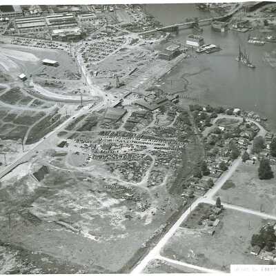 1st Ave S bridge - aerial