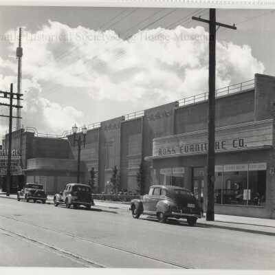 Ross Furn Store, Admiral Theat: Origformat: Print, Photographic; Resolution: 300 DPI