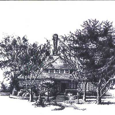 Homestead pencil drawing
