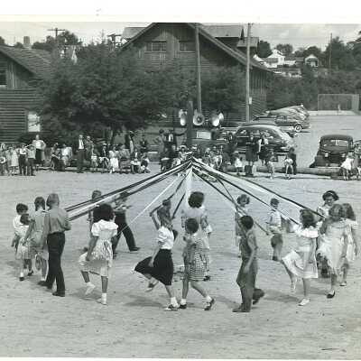 white center playground dedication