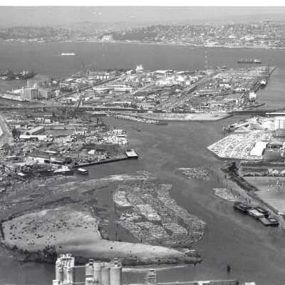 Aerial of Port of Seattle