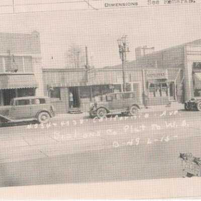 4734 & 4738 California Ave.: Copyright: Photograph is in the public domain; Origsize: 5.25" x 4.25"; Origformat: Print-Photographic; Resolution: 100 dpi