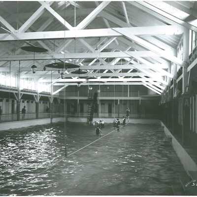 Interior of Luna Park Natatorium
