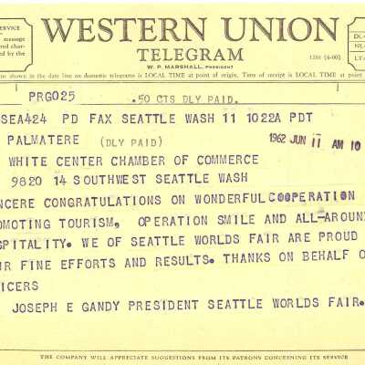 Telegram, White Center Chamber of Commerce