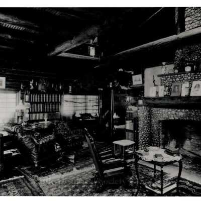 Interior of Fir Lodge: Copyright: Brad Chrisman; Origsize: 10" x 8"; Resolution: 100 dpi