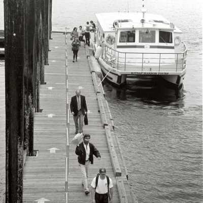 Water taxi docks