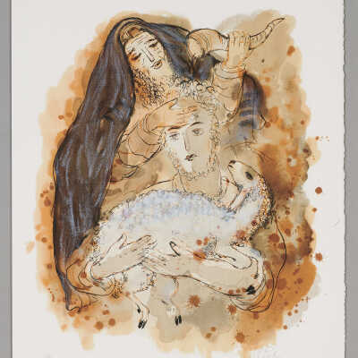 Lithographs (12); "The Story of King David"