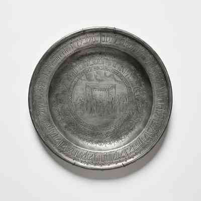 Pewter plate