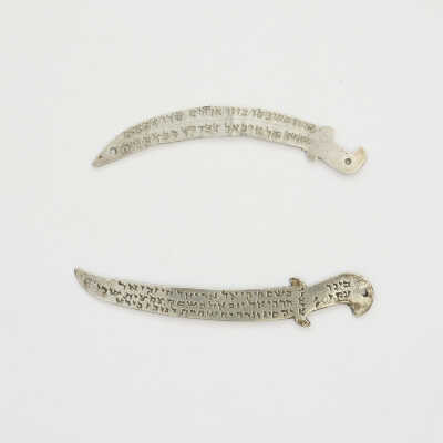 Sword-shaped amulets