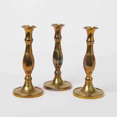 set of 3 candlesticks