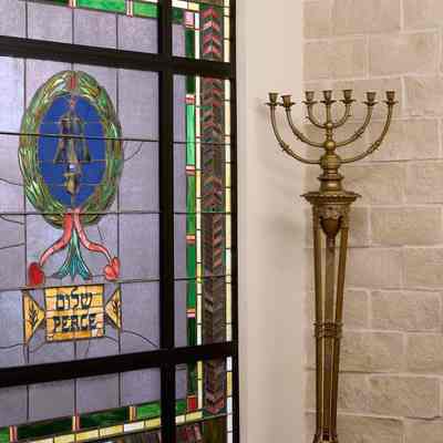 Bimah Menorahs