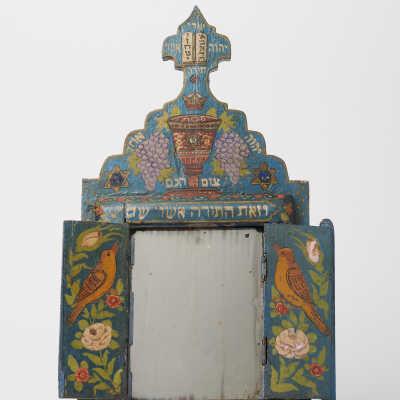 Folk art mirror