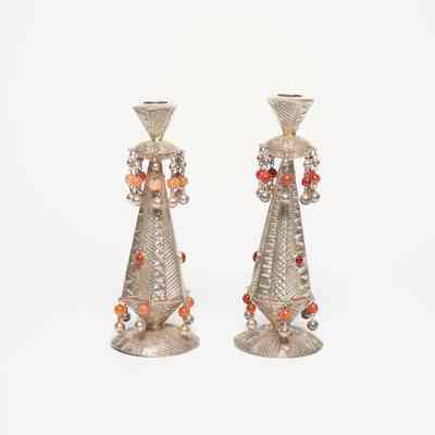 Shabbat candlesticks