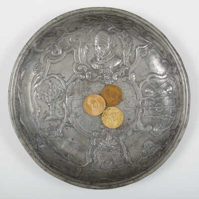 Redemption plate and coin