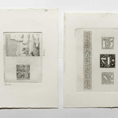 Etchings for Haggadah (set of 10)