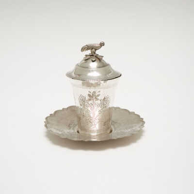 Kiddush cup (covered)