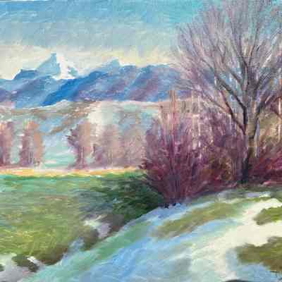 Spring Melt in the Tetons