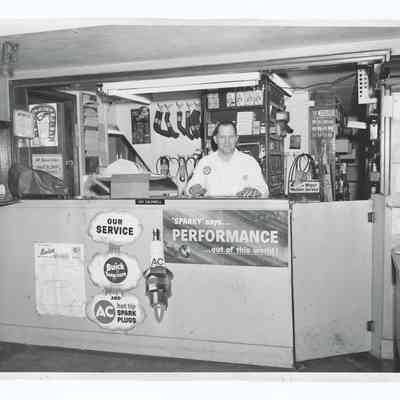 Photograph of Gay Caldwell, Springfield Motors, 1959
