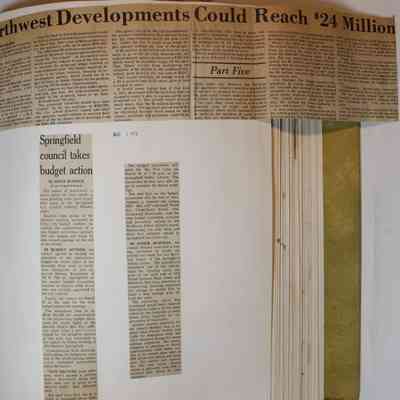 Page 107 newspaper clipping unfolded