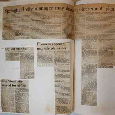 Page 110 newspaper clipping unfolded
