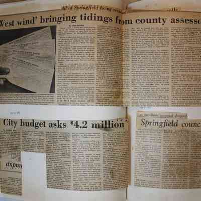 Page 120 newspaper clipping unfolded