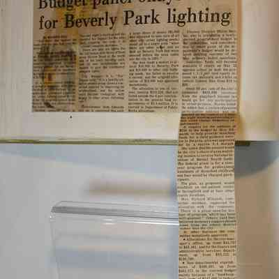 Page 124 newspaper clipping unfolded