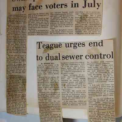 Page 132 newspaper clipping unfolded