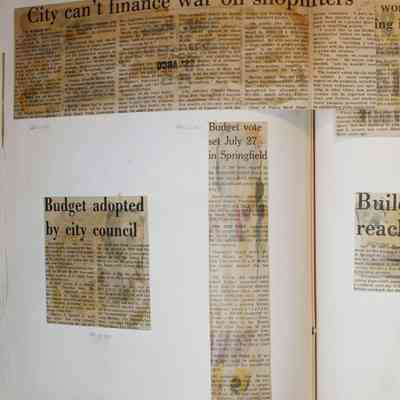 Page 168 newspaper clipping unfolded