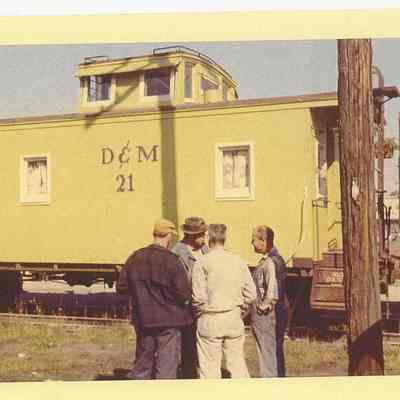 Photograph of "Chartroose Caboose" Filming, Springfield, Oregon, circa 1960