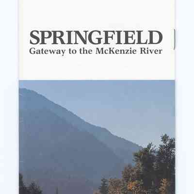 Informational brochure about Springfield, circa 2000