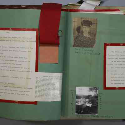Pages 2 - 3 uncovered writing