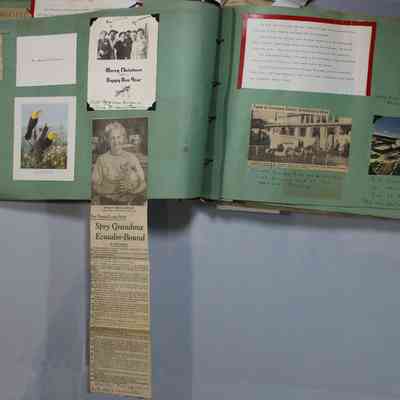 Pages 8 -9 newspaper article unfolded